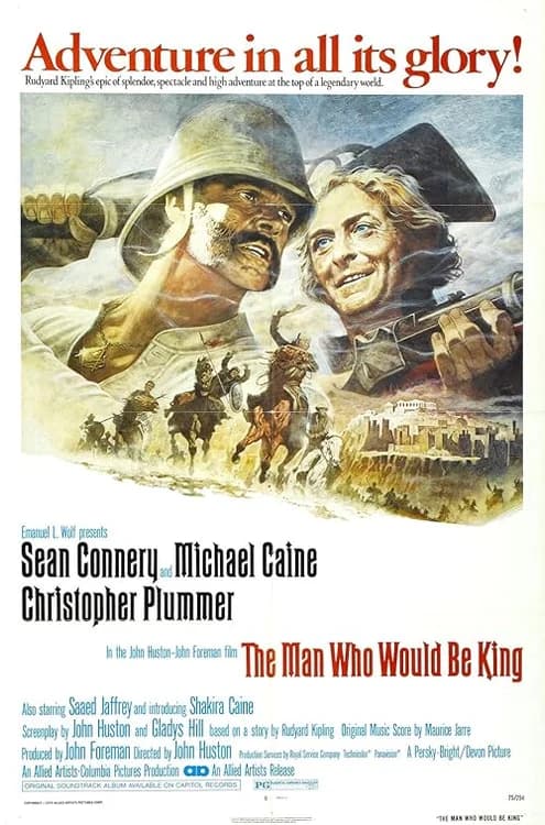 The Man Who Would Be King film posteri